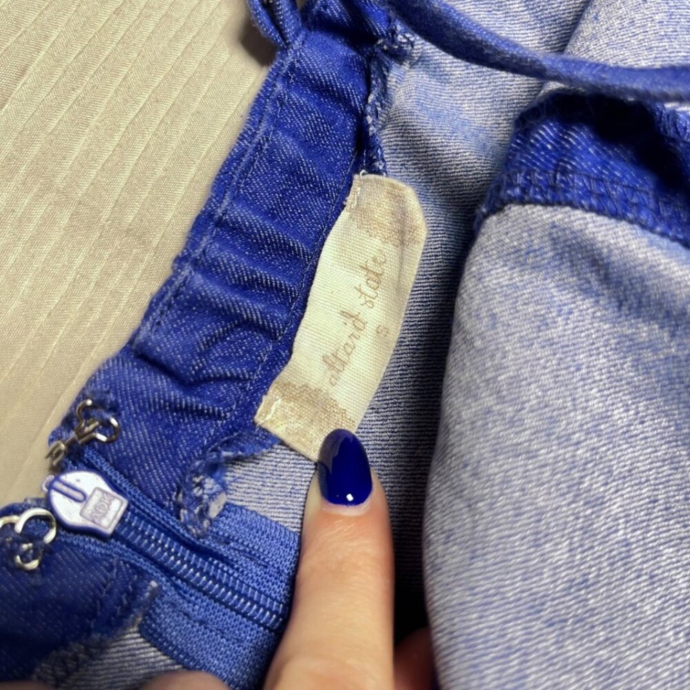 Altar'd State Faux Denim Mini Dress